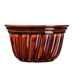 Moule à Kouglof en Grès, Moule à Gâteau Rond pour Savarin, Kougelhopf et Pudding, Parfait pour les Gâteaux Traditionnels Alsaciens (24 cm) - Kadax