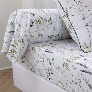 Taie de traversin percale de coton FRAICHEUR - multicolore