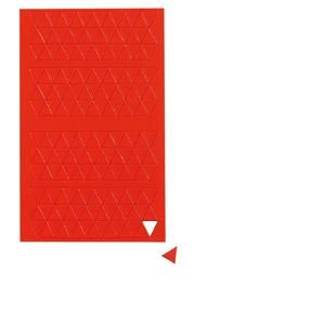 Maul 65317-25 - Symboles magnétiques, 180 x triangles 1 x 1 x 1 cm, coloris rouge