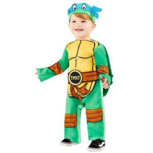 Amscan Déguisement Tortue Ninja bébé - Couleur Vert - Taille 18-24 mois (86-92 cm)