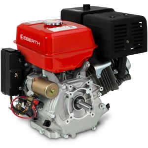 Eberth 15 CV 11,03 kW moteur à essence, arbre de 25 mm Ø, démarreur électrique, Batterie 17ah 12V, karting, sécurité manque d'huile, 4 temps, 1