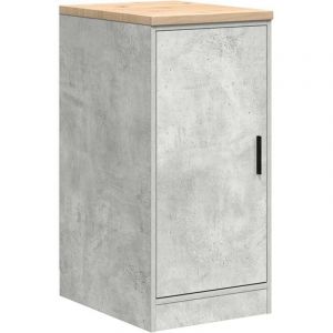 VidaXL Armoire de rangement de garage gris béton 40x51x85 cm bois pin