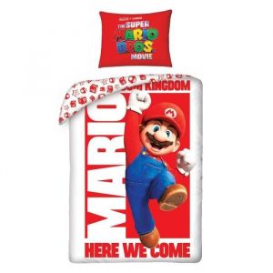 Nintendo Film Super Mario Bros Nous voici Ensemble de housse de couette simple