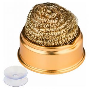 Fixpoint Nettoyant pour panne à souder avec fil de nettoyage pour panne à souder et kit de support - avec support, laine de nettoyage