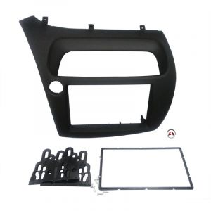 Adnauto - Kit Facade Autoradio KA142B compatible avec Honda Civic 8 - Noir