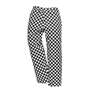 Image de Portwest Pantalon de cuisine Harrow - S068 - Pied de Poule - L