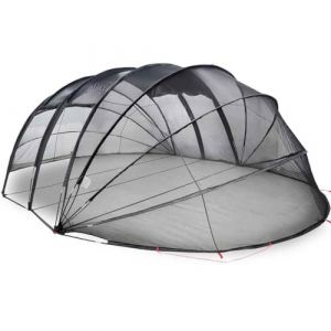 VidaXL D&ocirc;me de tente de piscine Transparent 640 x 432 x 205 cm