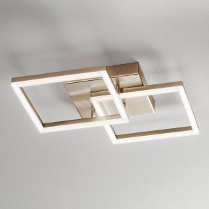Lumiere Verre semi-affleurant LED intégré doré mat