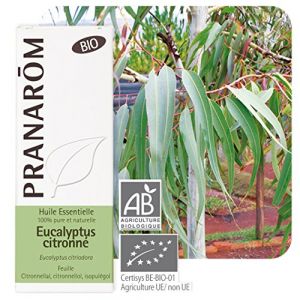 Pranarôm Huile essentielle Bio d'eucalyptus citronné, 10 ml