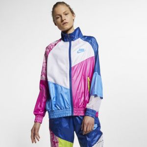 Nike Veste de surv&ecirc;tement tiss&eacute;e Sportswear NSW pour Femme - Bleu - Taille XS - Female