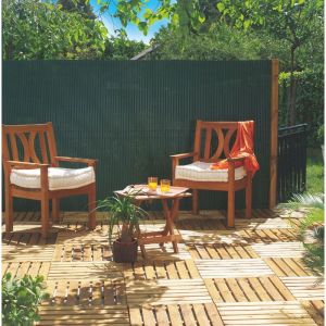 Nortene Canisse PVC double face "Plasticane" 85 % occultant - 1 x 3 m - Bambou