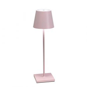 Poldina Pro Pink lampe de table led rechargeable et dimmable