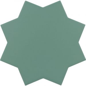 PORTO STAR PICKLE GREEN - Carrelage en &eacute;toile 16,8x16,8 cm vert 30630
