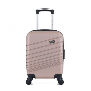Wave paris - valise cabine xxs 46cm tigre - rose dore