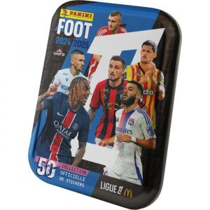 Panini Stickers Foot 2024 2025 Ligue 1 Mcdonald's Boit&eacute; M&eacute;tal