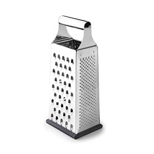 Ibili Râpe 4 faces XL 682000 en acier inoxydable 10,5 x 7,5 x 25 cm Garantie 2 ans