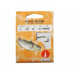 Water Queen VMC - Hameçon monté mer forgé bronzé par 10 (N°2)