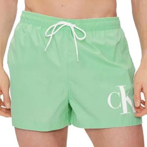 Calvin Klein Maillot de bain Draw Logo bleu turquoise - M