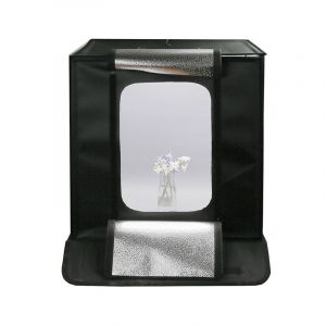 Visico Tente d'&eacute;clairage objets avec rampe 120 Leds - 60x60x60 cm