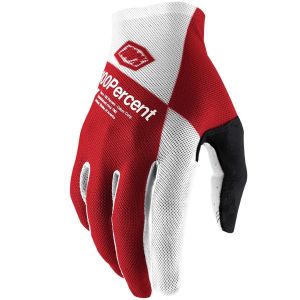 100% Celium Gloves, rouge/gris L Gants VTT