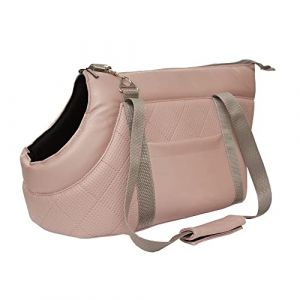 Sac de transport pour chiens Sac de transport pour chats, rose, Nouveau, L 47 x 28 x 29 cm, cuir artificiel