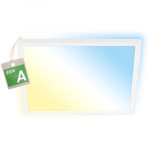 BRILONER - Panneau LED, classe énergétique A, 11W à 2400lm, 50.000h éclairage, plat, CCT, lumière indirecte, dalle led, panneau plafond, plafonnier, lustre salon, 29,3x29,3x3 cm, blanc