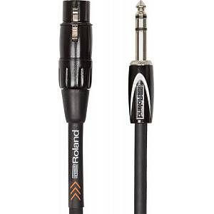 Roland RCC-10-TRXF Black Series c&acirc;ble XLR femelle - jack TRS m&acirc;le (3 m&egrave;tres)
