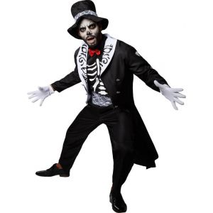 TecTake Dressforfun - Creepy gentleman XL - costume halloween dress up partywear carnaval costume partywear - 302023