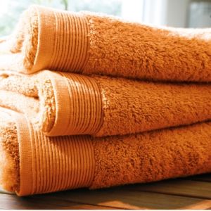 Blanc des vosges Drap de Bain Coton Paprika 100x150 cm