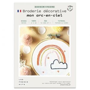 Image de Kit Broderie Arc-en-ciel