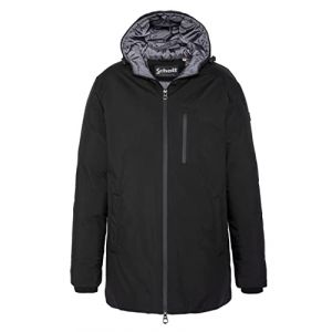 Schott NYC Mixte Fargo2 DOUDOUNE ZIPPEE SOUDEE, Noir, 3XL EU