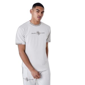 T-shirt uni avec bande logo Project X Paris