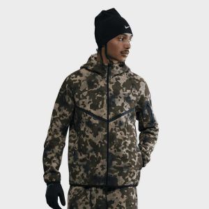 Nike Tech Full-Zip Fleece Camo Windrunner Jacket Homme Survêtements camouflage Taille L Vêtements - Couleur camouflage - Taille L