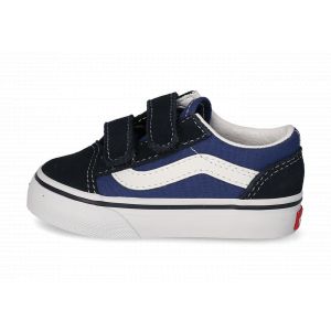 Vans Old Skool Marine Et Noir Bébé 25 Baskets
