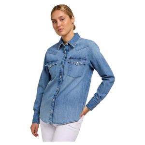Lee Filters Chemise manches longues western en jean femme MT