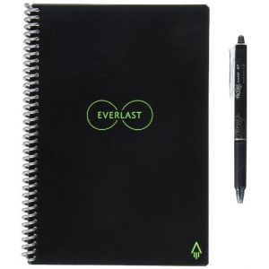Rocketbook Carnet Connecté Réutilisable Core Exécutif Infini 27 x 16 cm Noir