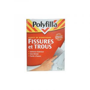 Julien Enduit de rebouchage poudre pour fissures et trous 1kg - Enduits de rebouchage intérieur et multi-usages