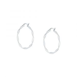 Cleor Boucles d'oreilles pour femme en Argent 925/1000 - 0.004 g - taille : 3CM - Z0041218