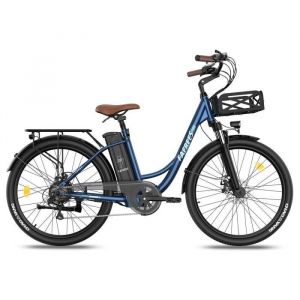 V&eacute;lo &eacute;lectrique FAFREES F26 Lasting - Moteur 250W Batterie 36V20.3Ah Assisted Autonomie 160KM Frein &agrave; Disque M&eacute;canique - Bleu