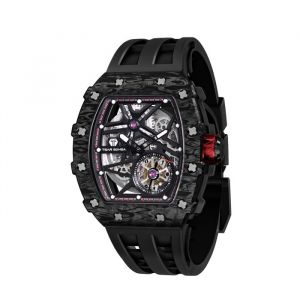 Montre Homme Tsar Bomba Elemantal series - TB8209CF01 Bracelet Caoutchouc Noir