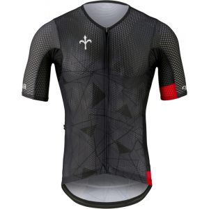 Wilier Lanzarote Maillot manches courtes Homme, noir/gris S Maillots route