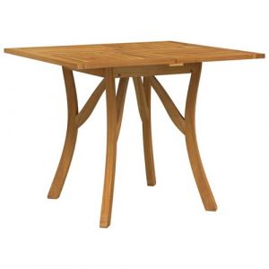VidaXL Table de jardin carrée en acacia massif avec finition huilée Vida XL