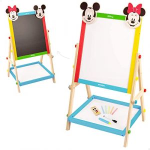 Color Baby Disney- Tableau en Bois Mickey et Minnie, 48739