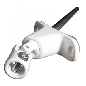 Zurfluh Feller Double cardan zf embase &eacute;troite 6P7-355 Blanc +Vis