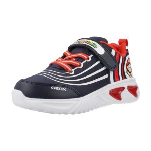 Geox J Assister Boy B Basket, Navy/Red, 24 EU