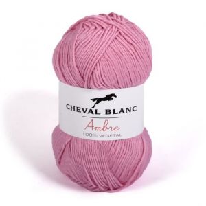 Coton et bambou &agrave; tricoter AMBRE - Cheval Blanc(...) - 056 Rose