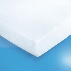 Protège matelas housse en éponge extensible Blanc Taille 160x200 cm;140x190 cm;90x190 cm