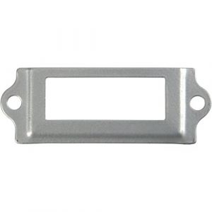 Porte &eacute;tiquettes 22 x 60 mm Int&eacute;rieur 12 x 34 mm 40 pi&egrave;ces