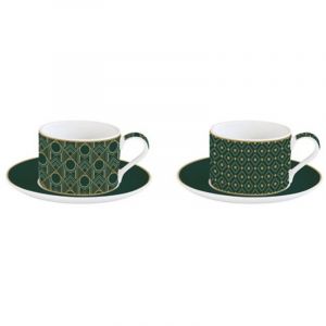 Easy life Coffret 2 Tasses D&eacute;jeuner 24 Cl - Charleston