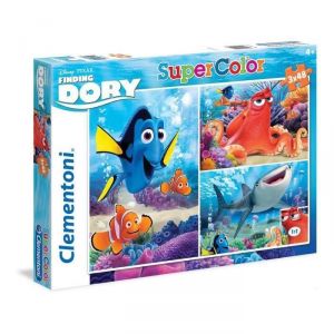 Clementoni Puzzle Le monde de Dory Super Color (3 x 48 pièces)